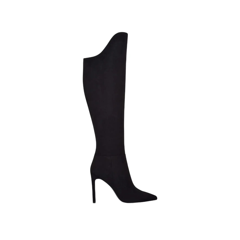 Nine West Brand New over the knee stiletto boot. Wide calf size 10 Black boot